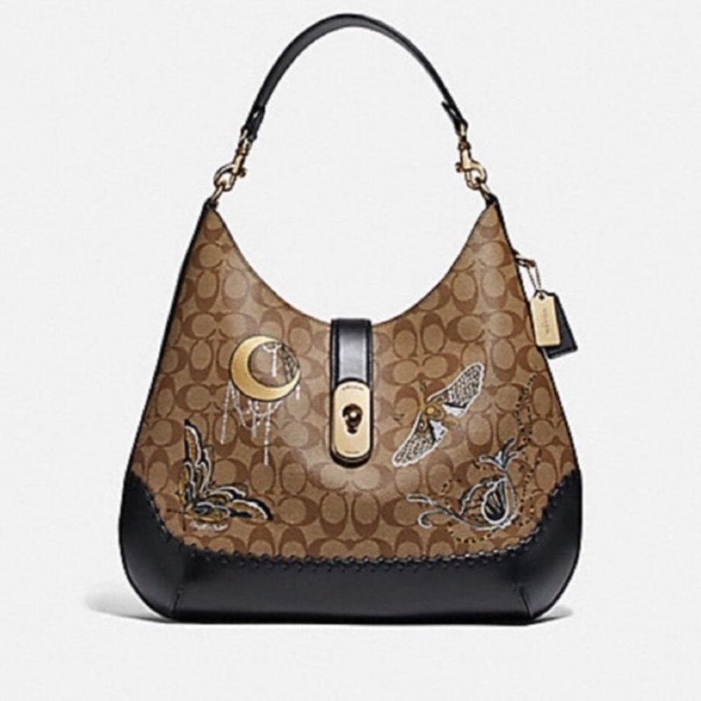 NWOT Coach Amber Hobo W/ Chelsea Champlain Art